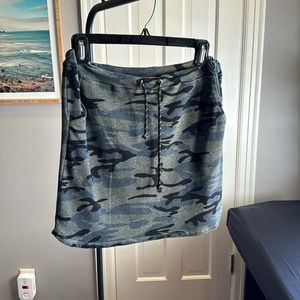 Sundry Camo Mini Skirt